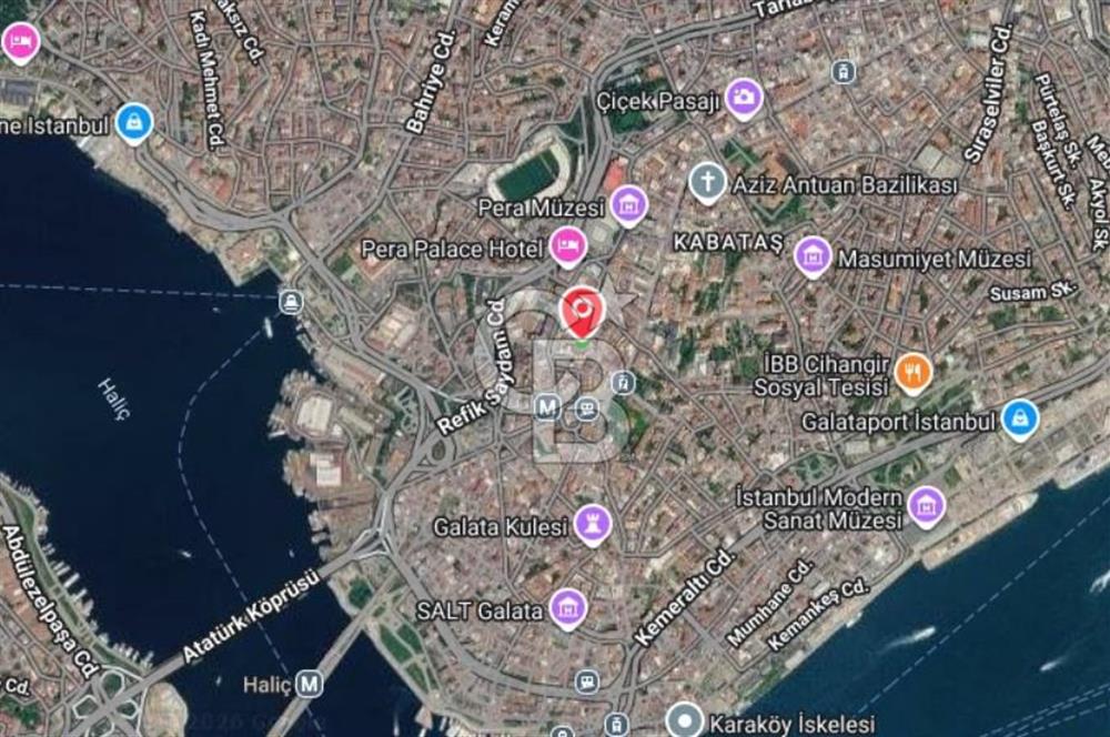 Beyoğlu Asmalı Mescit'te Kiralık Eşyalı 1+1 Daire