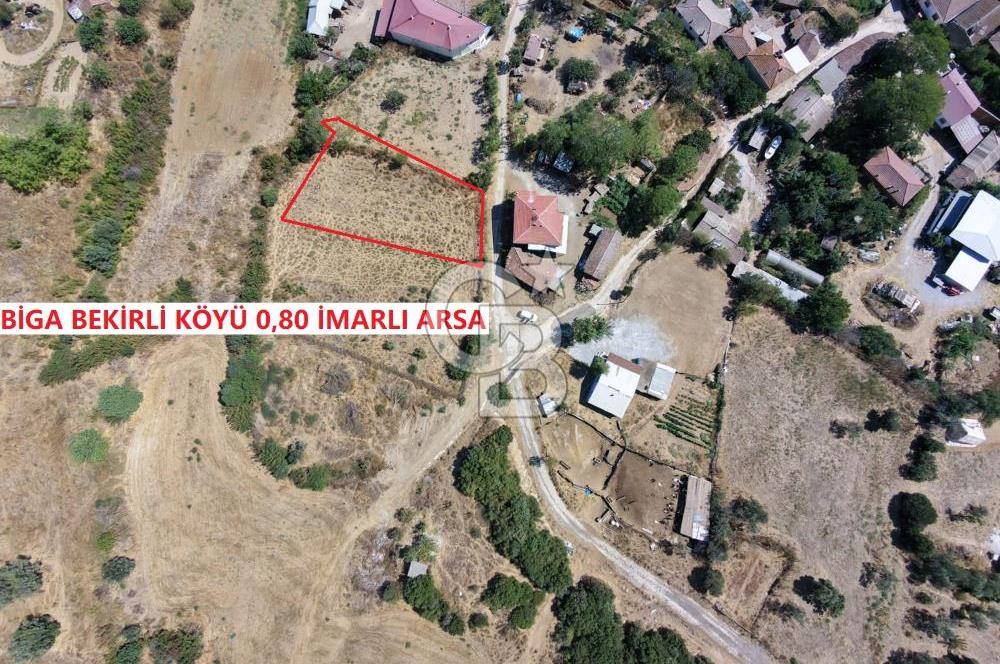 BİGA BEKİRLİ PARİON ANTİK KENTE YAKIN KÖYİÇİ EMSAL 0,80 MUHTEŞEM KONUMLU ARSA 
