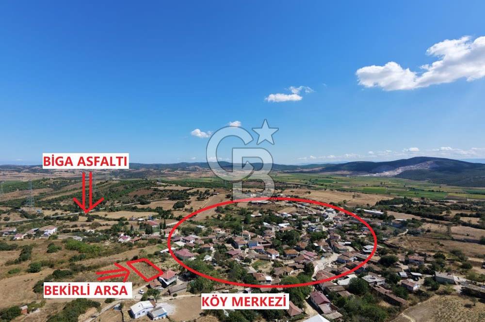BİGA BEKİRLİ PARİON ANTİK KENTE YAKIN KÖYİÇİ EMSAL 0,80 MUHTEŞEM KONUMLU ARSA 