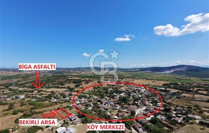 BİGA BEKİRLİ PARİON ANTİK KENTE YAKIN KÖYİÇİ EMSAL 0,80 MUHTEŞEM KONUMLU ARSA 