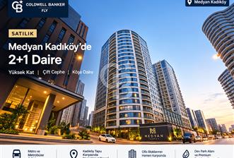 Medyan Kadıköy'de 18. Kat 2+1 | Metroya 5 DK - 5 - 373466
