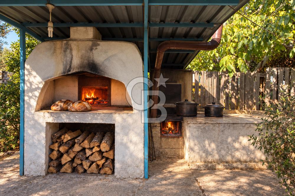 Seferhisar Bademler Çok Yakın Çiftlik Evi Zeytinli Tarla Herşey Dahil Satılık