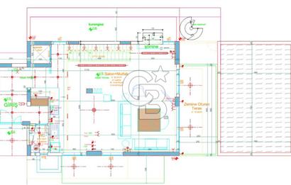 Tuzla Sahilde 275 m2 Havuzlu 4+2 Yeni Kiralık Triplex Villa