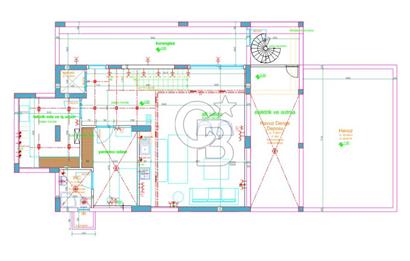 Tuzla Sahilde 275 m2 Havuzlu 4+2 Yeni Kiralık Triplex Villa