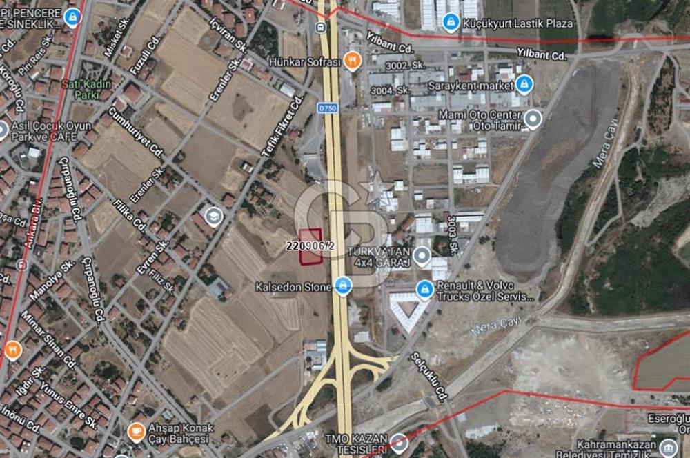 KAHRAMANKAZAN'DA İSTANBUL YOLUNA 78 m CEPHE | KDKÇA İMARLI ARSA
