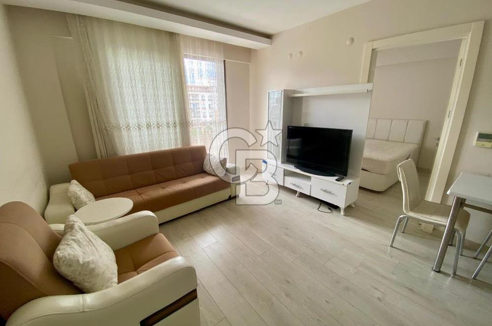 Bornova Avcılar Cadde Teras'ta Eşyalı 1+1 Kiralık Daire