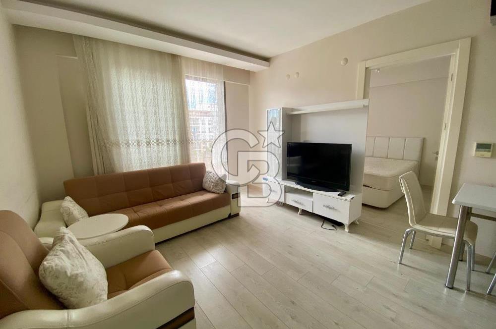 Bornova Avcılar Cadde Teras'ta Eşyalı 1+1 Kiralık Daire