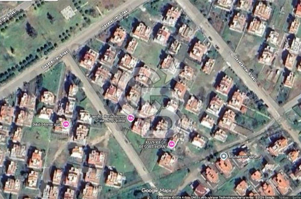 Dikili Salihleraltı Gazeteciler Sitesi'nde Villa İmarlı Arsa