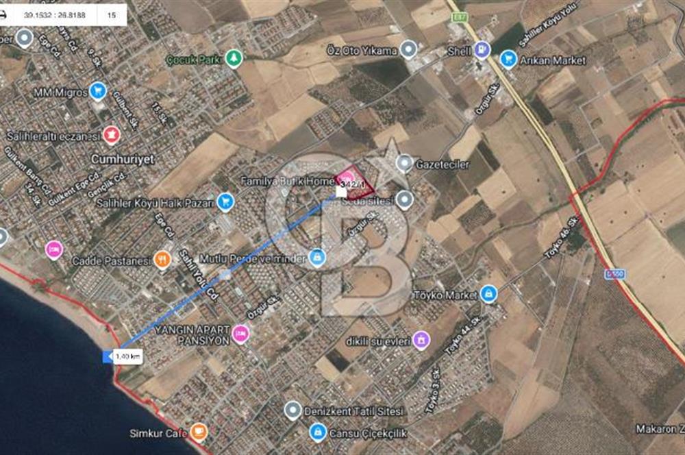 Dikili Salihleraltı Gazeteciler Sitesi'nde Villa İmarlı Arsa