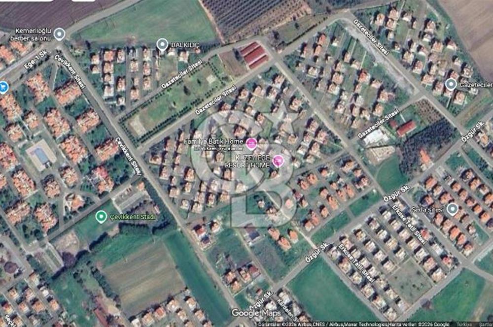 Dikili Salihleraltı Gazeteciler Sitesi'nde Villa İmarlı Arsa