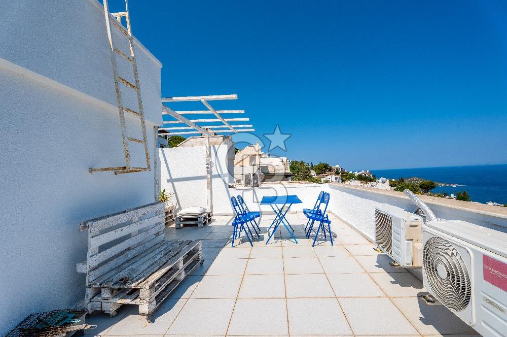 Bodrum Koyunbaba Kamelya Sitesi,5+1 Deniz Manzaralı Eşyalı Villa