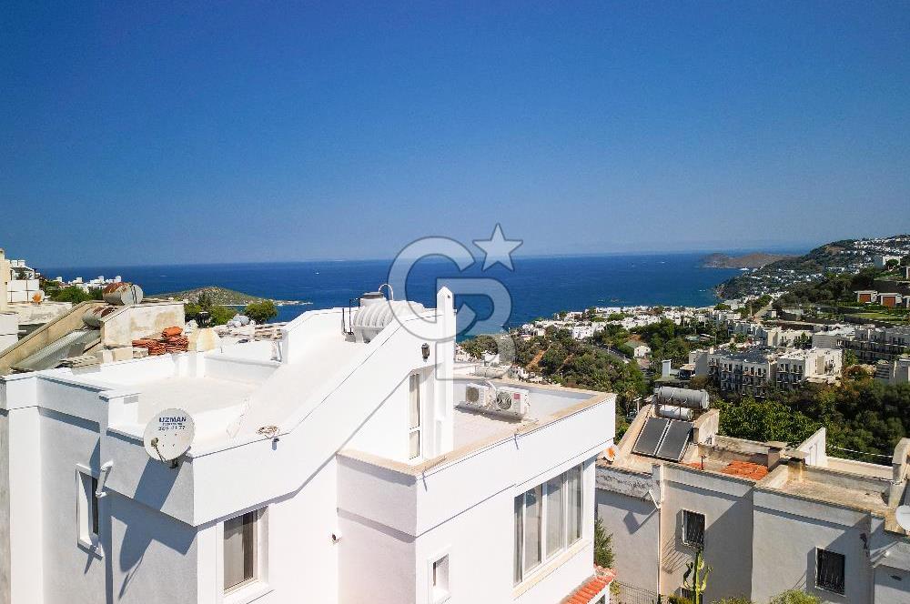 Bodrum Koyunbaba Kamelya Sitesi,5+1 Deniz Manzaralı Eşyalı Villa
