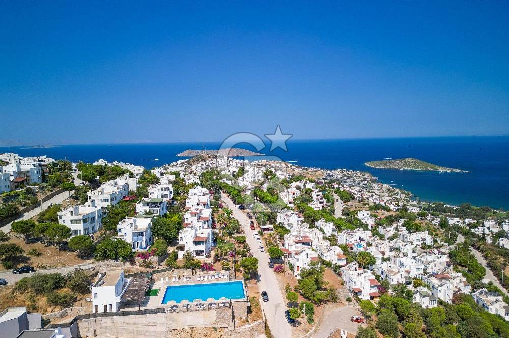 Bodrum Koyunbaba Kamelya Sitesi,5+1 Deniz Manzaralı Eşyalı Villa