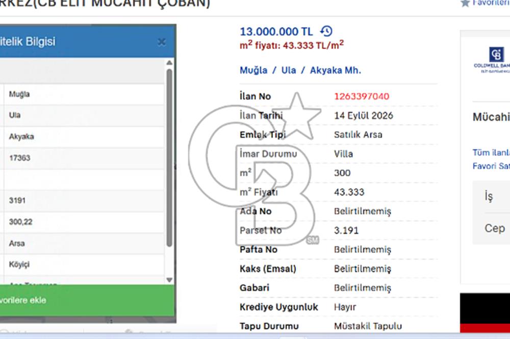 AKYAKAI ARSA AKYAKA MERKEZ(CB ELİT MÜCAHİT ÇOBAN)