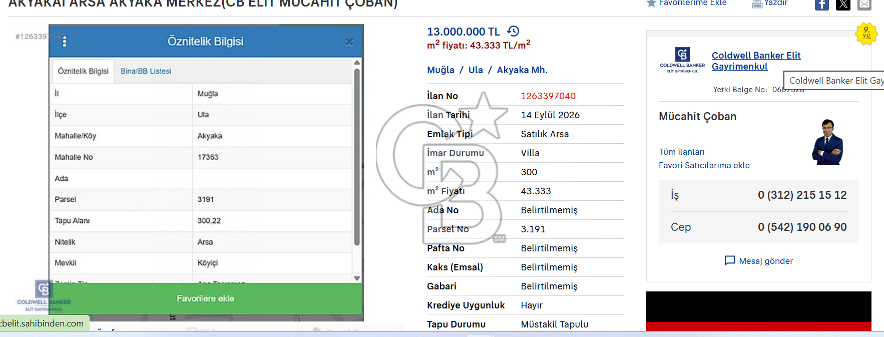 AKYAKAI ARSA AKYAKA MERKEZ(CB ELİT MÜCAHİT ÇOBAN)