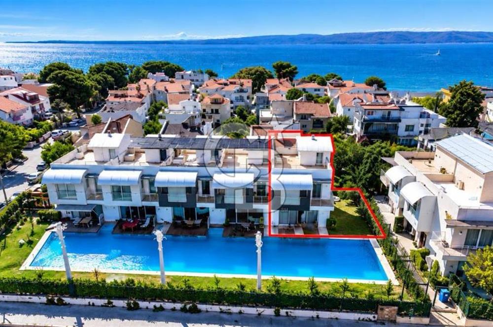 ÇANAKKALE GÜZELYALI SİTE İÇİ SATILIK SWİM-UP VİLLA