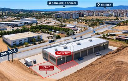 ÇANAKKALE IŞIKLARDA KİRALIK DÜKKAN 165M² NET 150M² ÖN BAHÇE