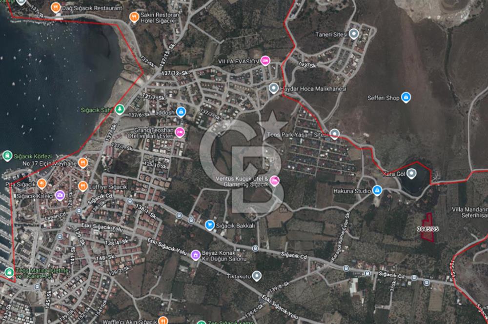 SEFERİHİSAR SIĞACIK'TA SATILIK 4.582M² ARAZİ