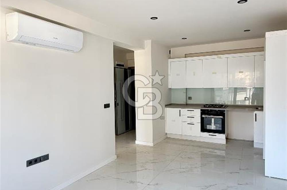 1+1 Flat for Sale with Sea View and Pool in Candarli