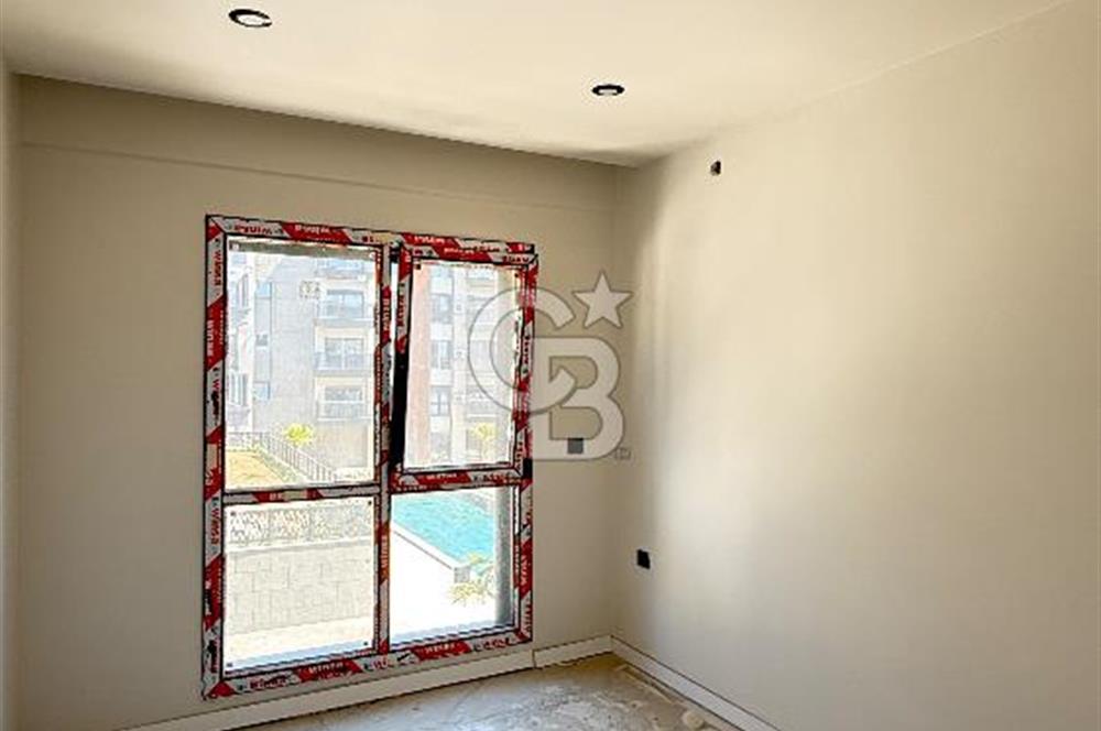 1+1 Flat for Sale with Sea View and Pool in Candarli
