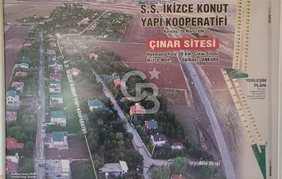 GÖLBAŞI ÇINAR SİTESİNDE SATILIK YAPI KAYITLI&SU BASMANLI BAHÇE