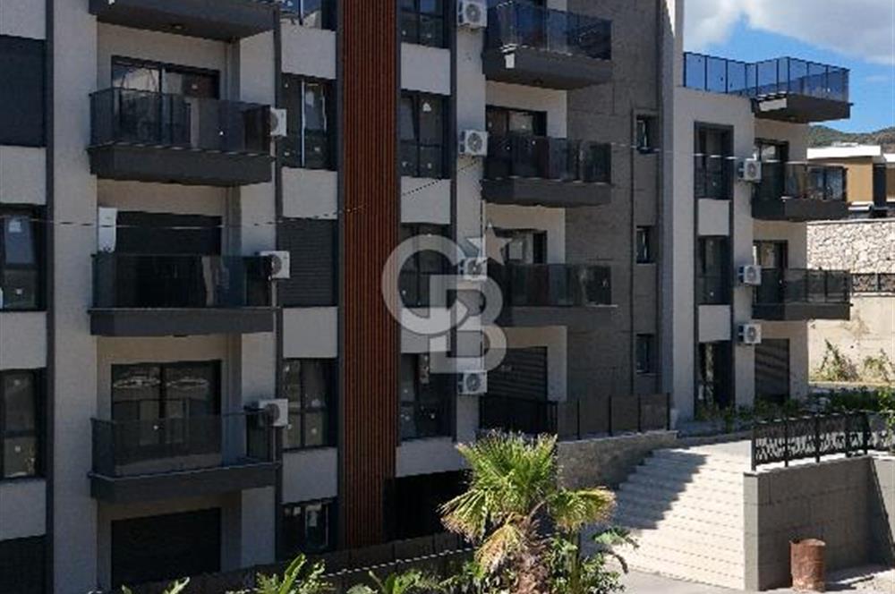 1+1 Flat for Sale with Sea View and Pool in Candarli