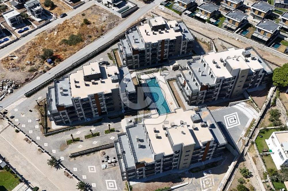 1+1 Flat for Sale with Sea View and Pool in Candarli