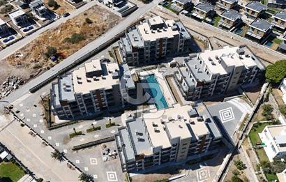 1+1 Flat for Sale with Sea View and Pool in Candarli