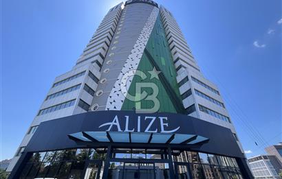 FİNANS MERKEZİNE KOMŞU ALİZE TOWER'DA 84 M2 KİRALIK OFİS