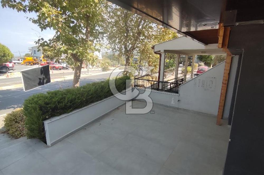 URLA YELALTI CADDE ÜSTÜ KİRALIK TERASLI DÜKKAN