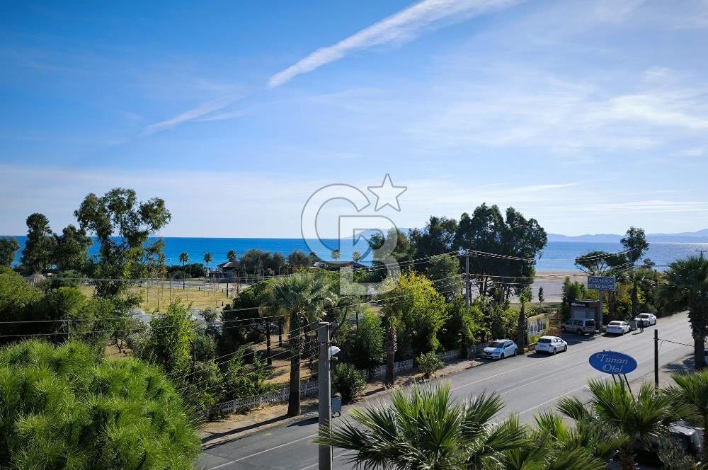 Ayvalık Sarımsaklı Plajına 50m Deniz Manzaralı Satılık 2+1 Daire 