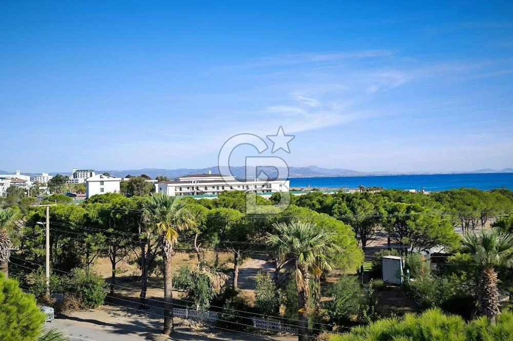 Ayvalık Sarımsaklı Plajına 50m Deniz Manzaralı Satılık 2+1 Daire 