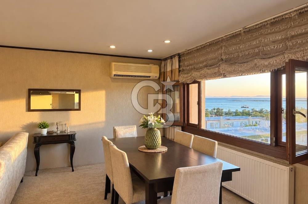 Atakent Efes Blokları’nda 3+1 137 M² Full Eşyalı  Deniz Manzaralı Çift Cephe Kiralık Daire 