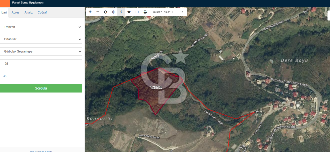 Gürbulak seyrantepe'de Satılık 16.300m2 tarla ve fındıklık..