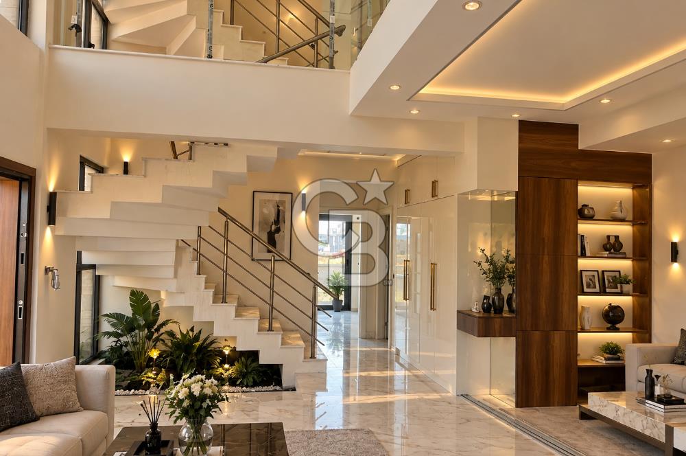 MENDERES'TE DUBLEKS 5+1 MÜSTAKİL BAHÇELİ HAVUZLU 265m2 SATILIK VİLLA