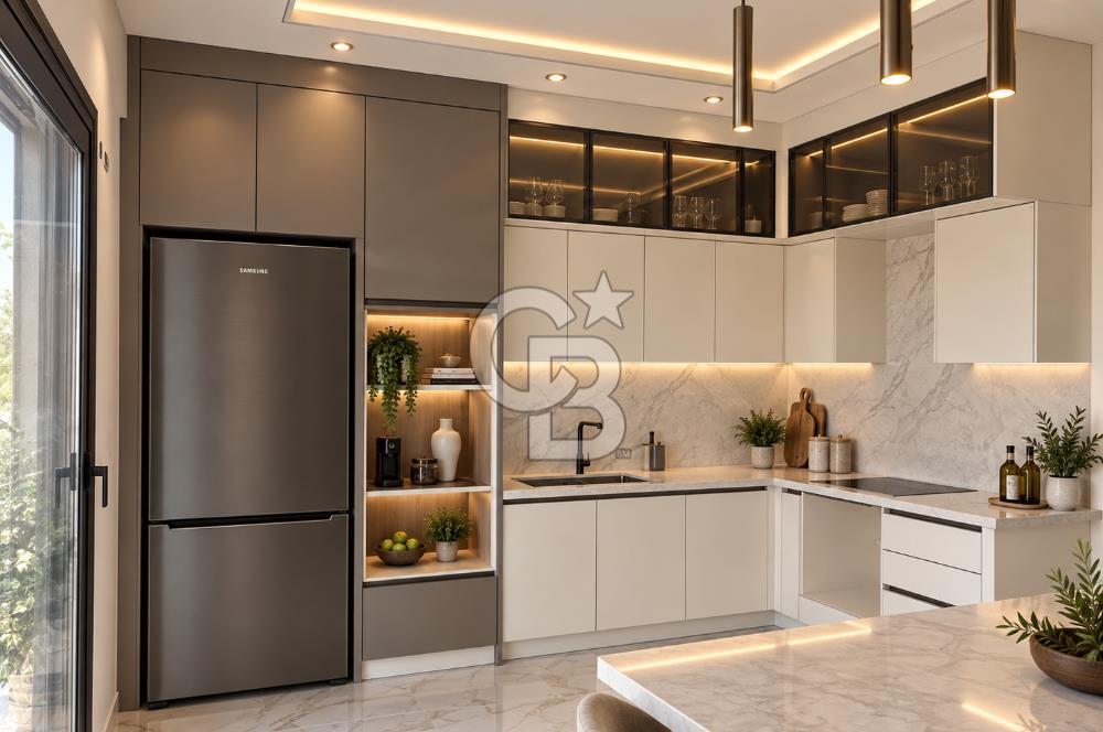 MENDERES'TE DUBLEKS 5+1 MÜSTAKİL BAHÇELİ HAVUZLU 265m2 SATILIK VİLLA