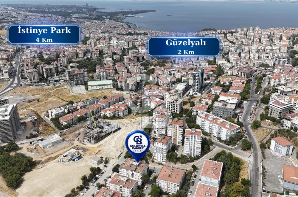 Karabağlar Tahsin Yazıcı Mahallesinde Deniz Manzaralı 3+1 Daire