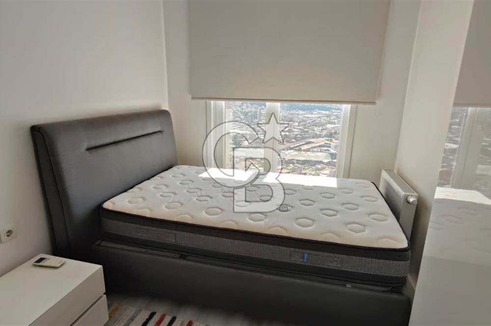 DAP YAPI İZMİR'DE FULL EŞYALI DENİZ MANZARALI KİRALIK 2+1 DAİRE