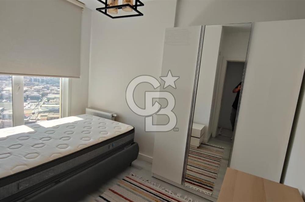 DAP YAPI İZMİR'DE FULL EŞYALI DENİZ MANZARALI KİRALIK 2+1 DAİRE