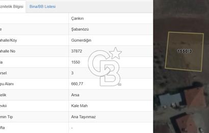 ŞABANÖZÜNDE YOLA YAKIN, İMARLI 660 M² KONUT ARSASI