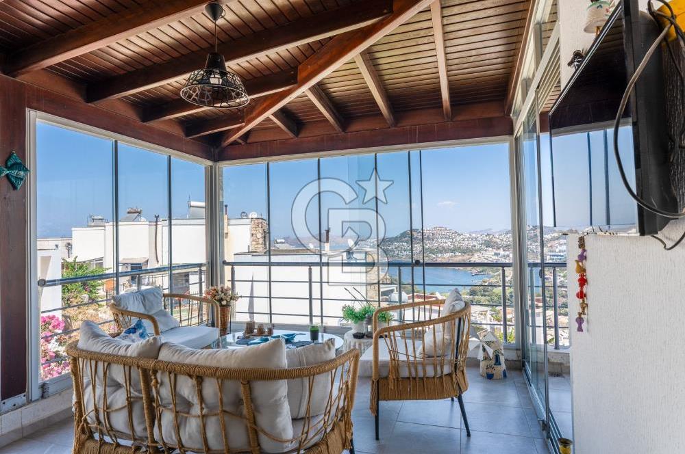Bodrum Koyunbaba da Nezih bir sitede ortak havuzlu 2+1