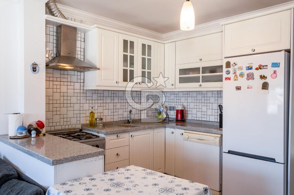 Bodrum Koyunbaba da Nezih bir sitede ortak havuzlu 2+1
