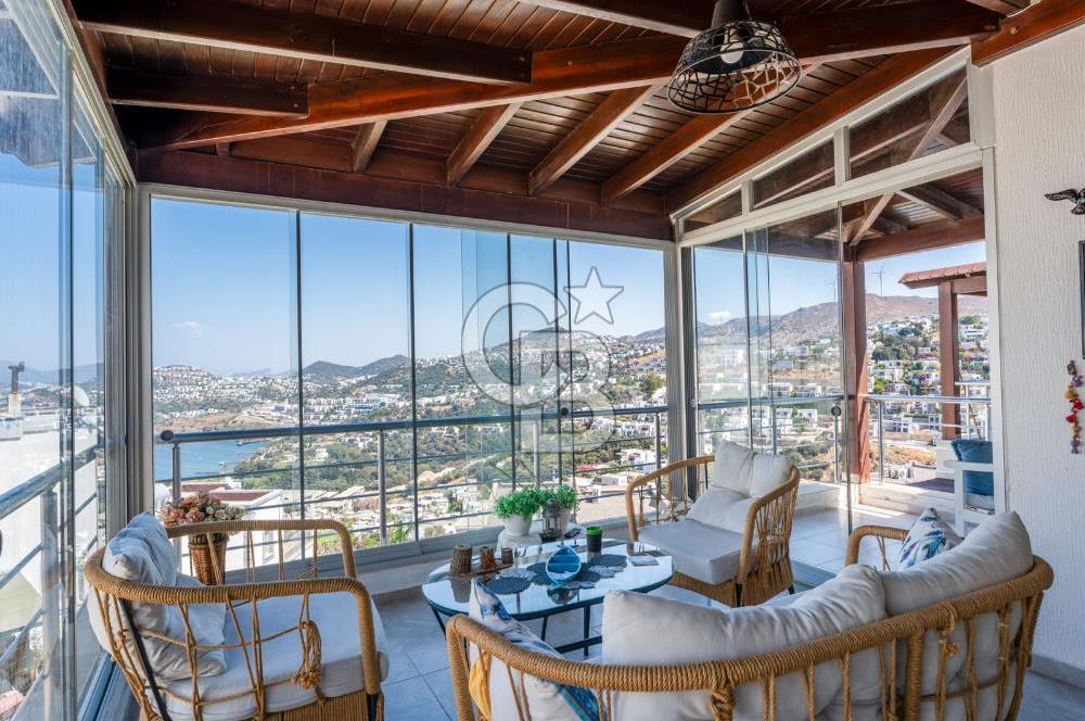 Bodrum Koyunbaba da Nezih bir sitede ortak havuzlu 2+1