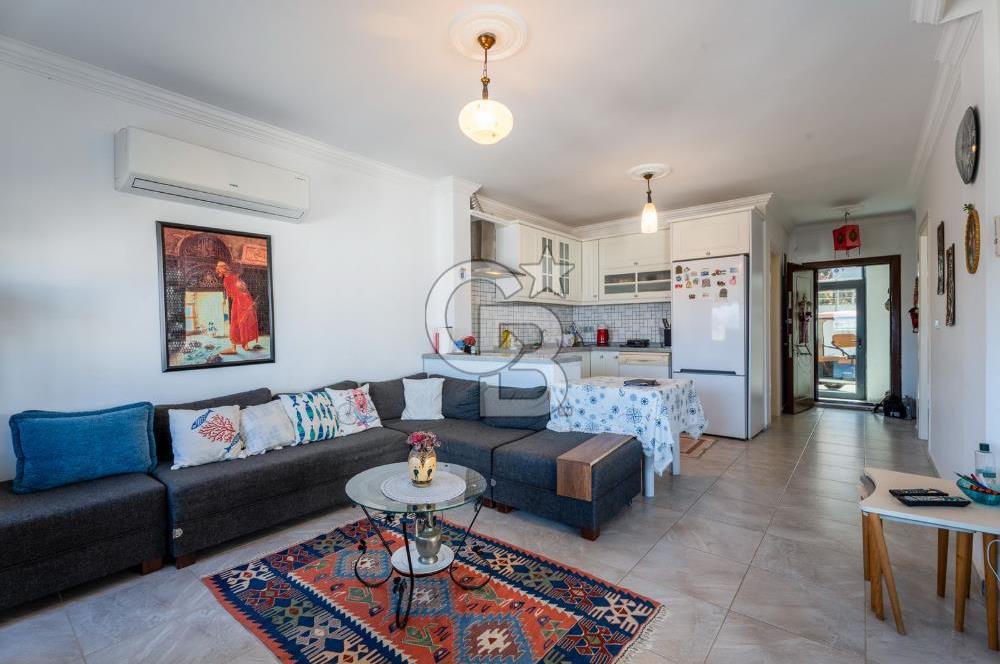 Bodrum Koyunbaba da Nezih bir sitede ortak havuzlu 2+1