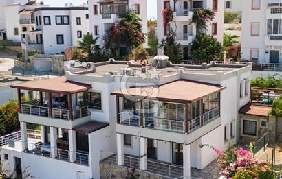 Bodrum Koyunbaba da Nezih bir sitede ortak havuzlu 2+1