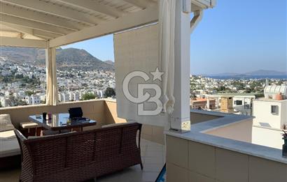 Bodrum Turgutreis’te Deniz, Doğa Ve Şehir Manzaralı Satılık Eşyalı Daire