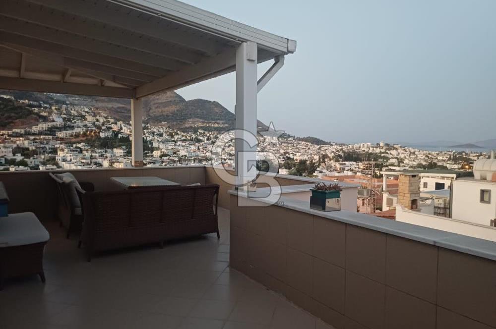 Bodrum Turgutreis’te Deniz, Doğa Ve Şehir Manzaralı Satılık Eşyalı Daire