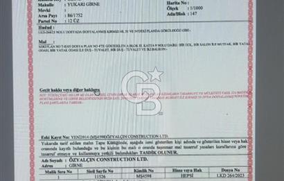 KKTC GİRNE MERKEZDE YENİ BİNADA SATILIK EŞYALI 2+1 DAİRE