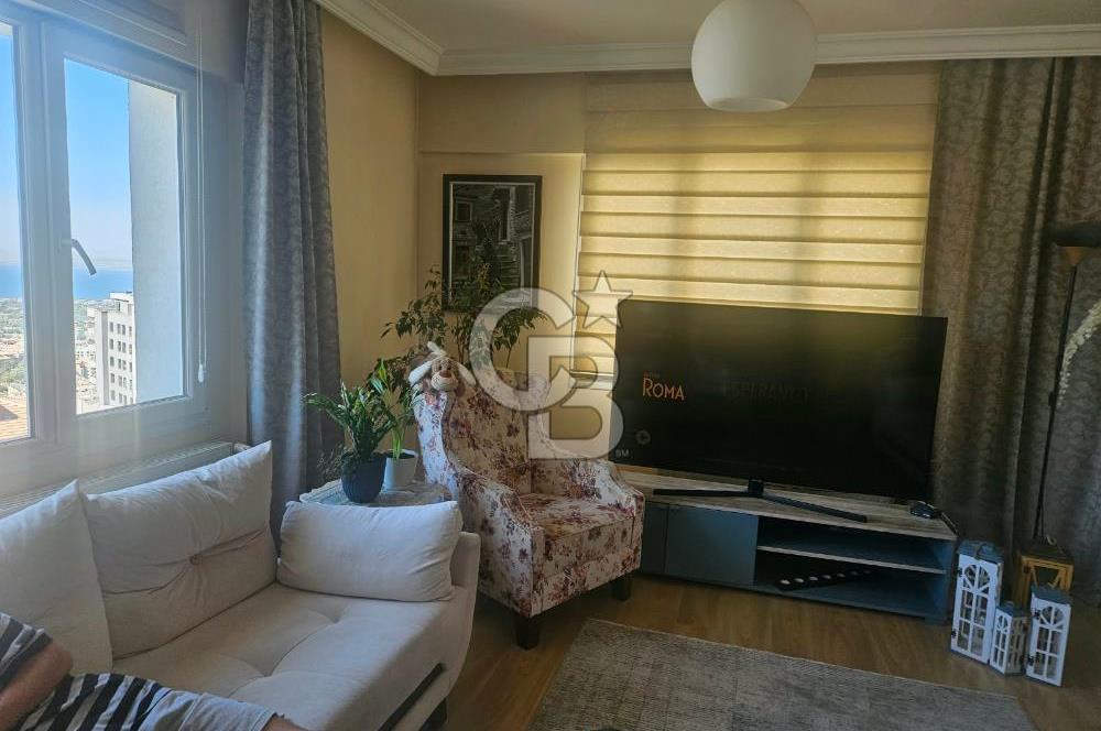 Ata Sitesinde Deniz Manzaralı Ebeveyn Banyolu Kiralık 3+1 Daire