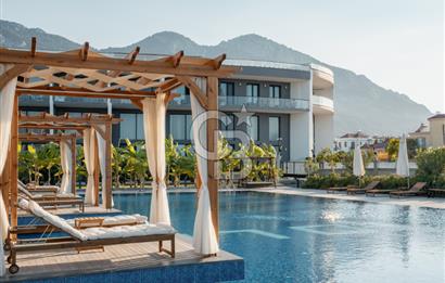 KKTC GİRNE LAPTADA DENİZ MANZARALI EŞYALI SATILIK 2+1 LOFT DAİRE